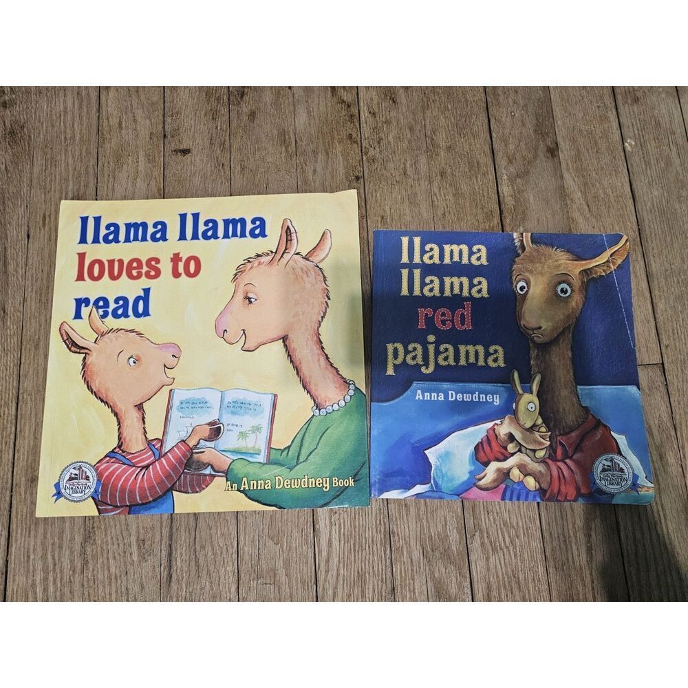Llama Llama Books Lot of‎ 2 by Anna Dewdney - Red Pajama | goes To Bed